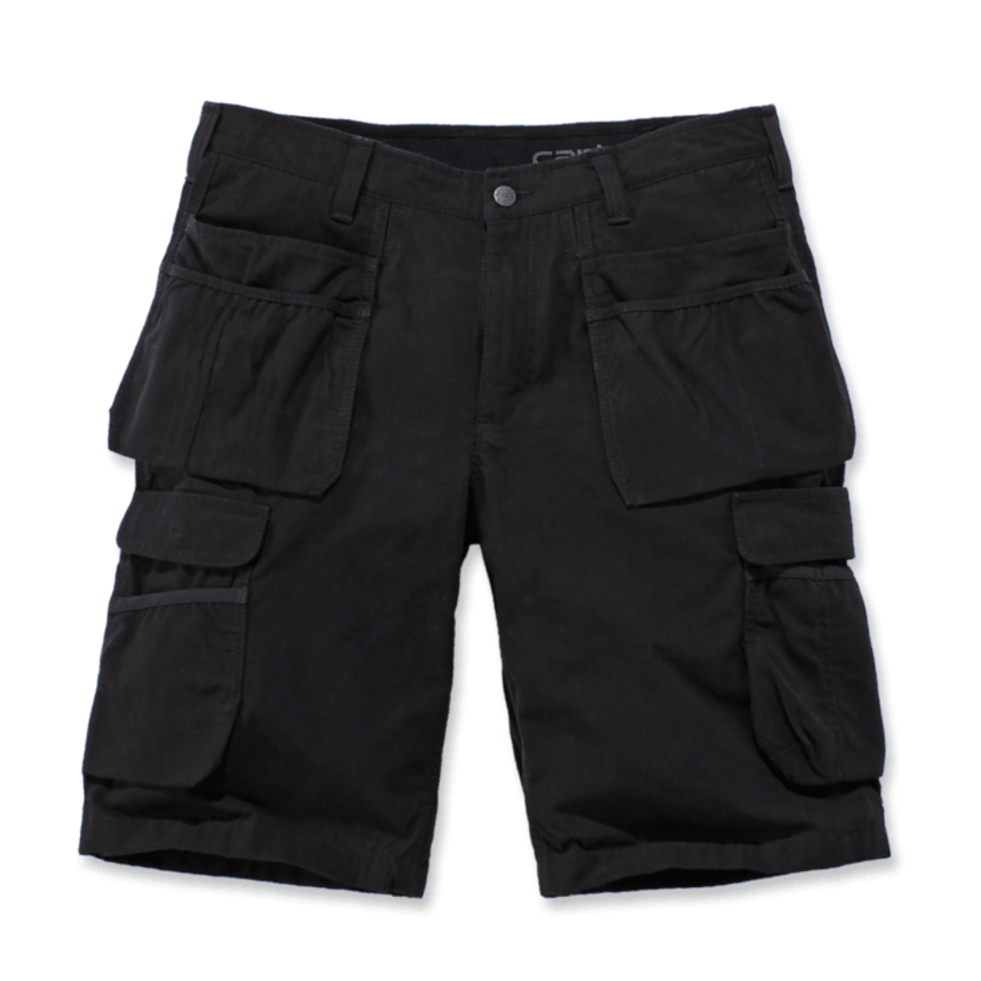 Calções Cargo de homem Carhartt Relaxed 12" Steel Rugged Flex™ Ripstop Pretos