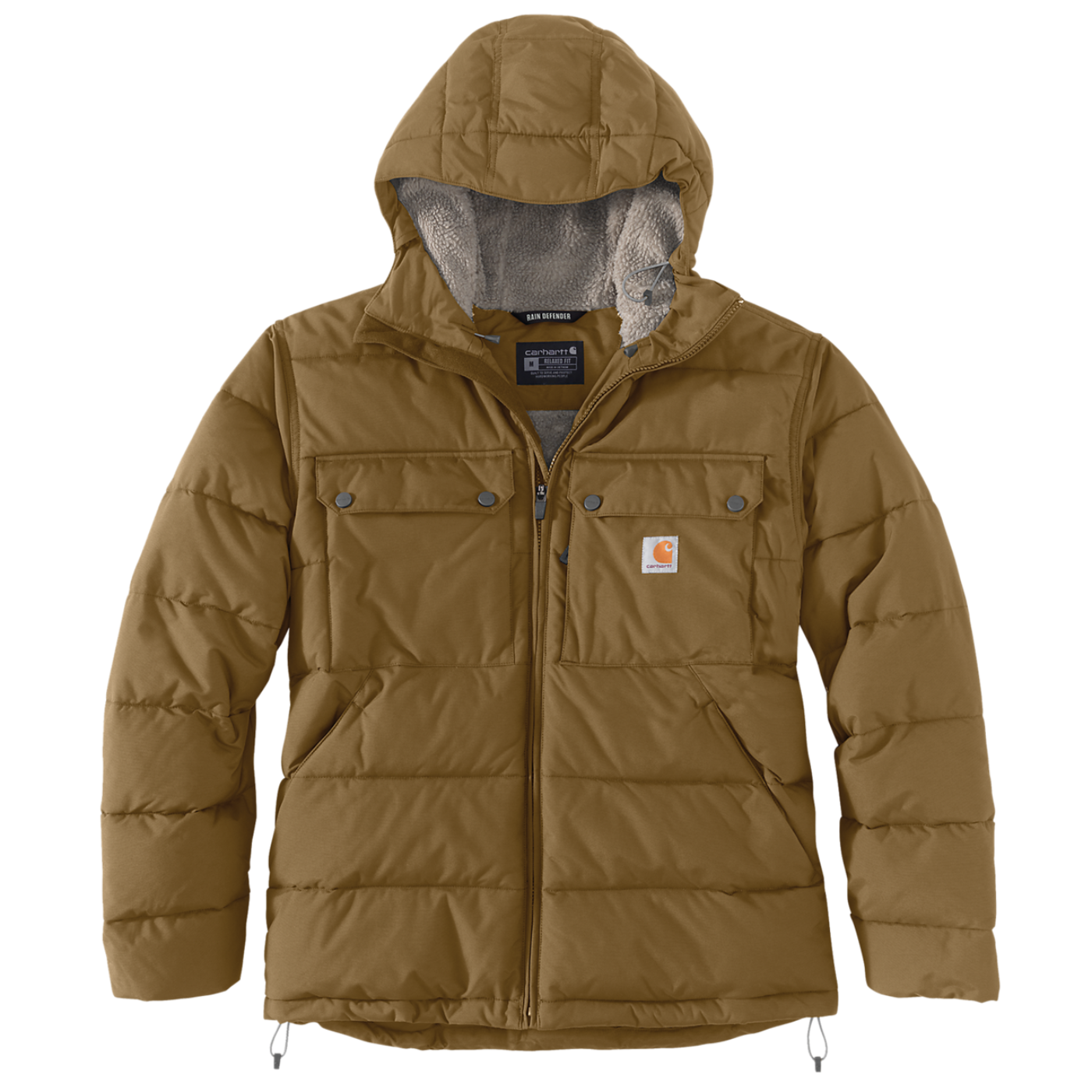 Casaco Lose Fit Midweight Carhartt Castanho