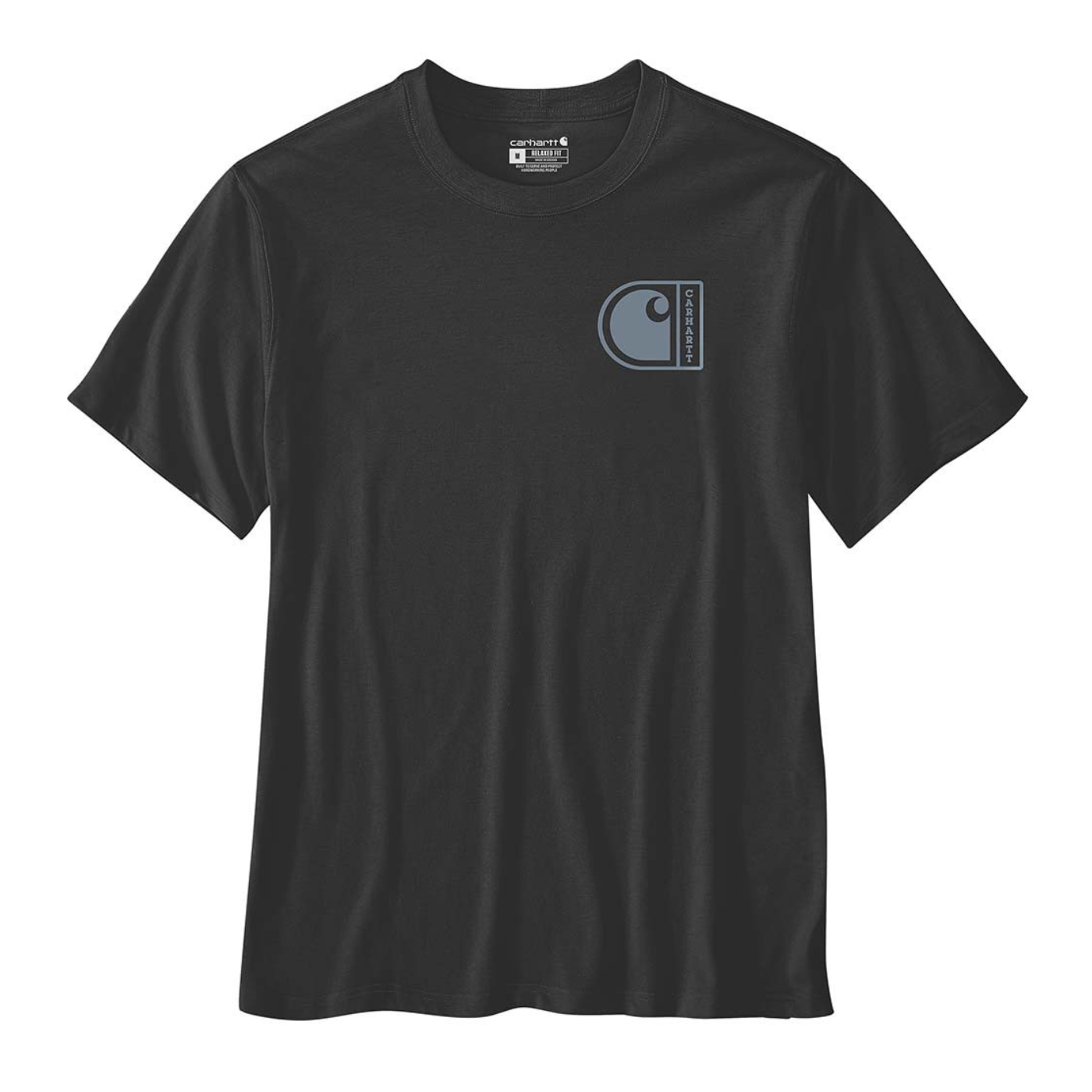 T-shirt de manga curta para homem Carhartt Relaxed Fit Lightweight C Graphic em Preto