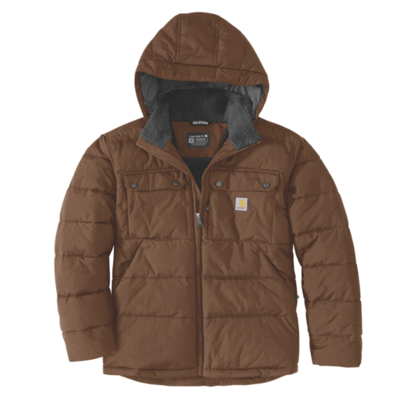 Blusão de homem Carhartt Livingston em Castanho