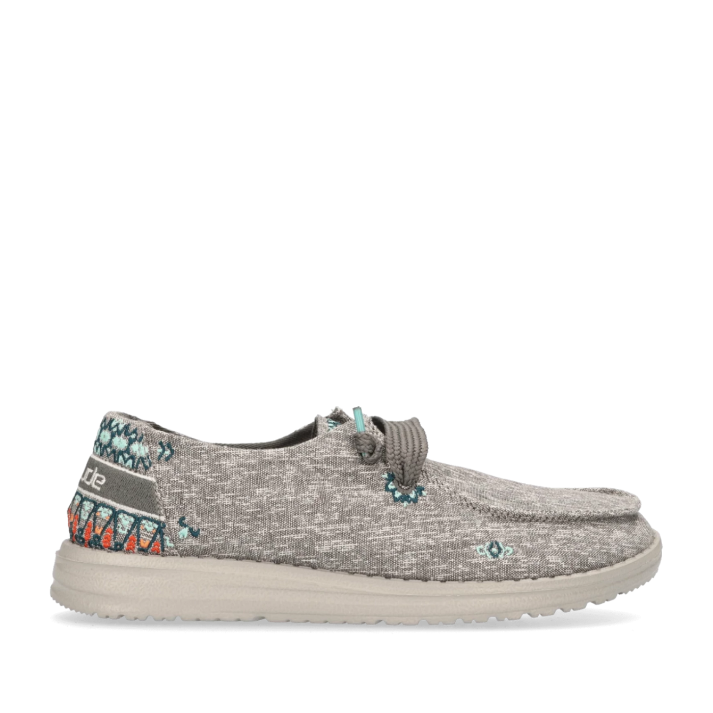 Mocassin Wendy Flora Cinza Hey Dude
