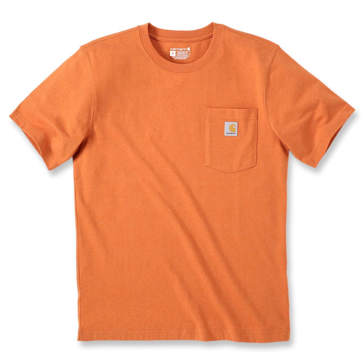 T-Shirt Workw c/bolso Carhartt Laranja