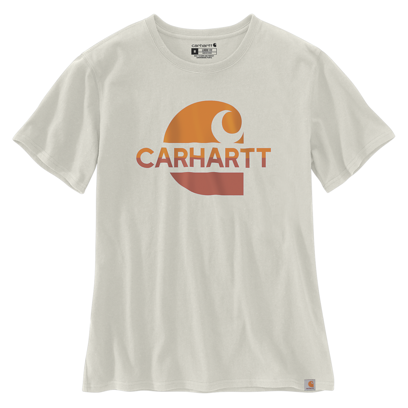 T-shirt de mulher Carhartt com estampado Branca