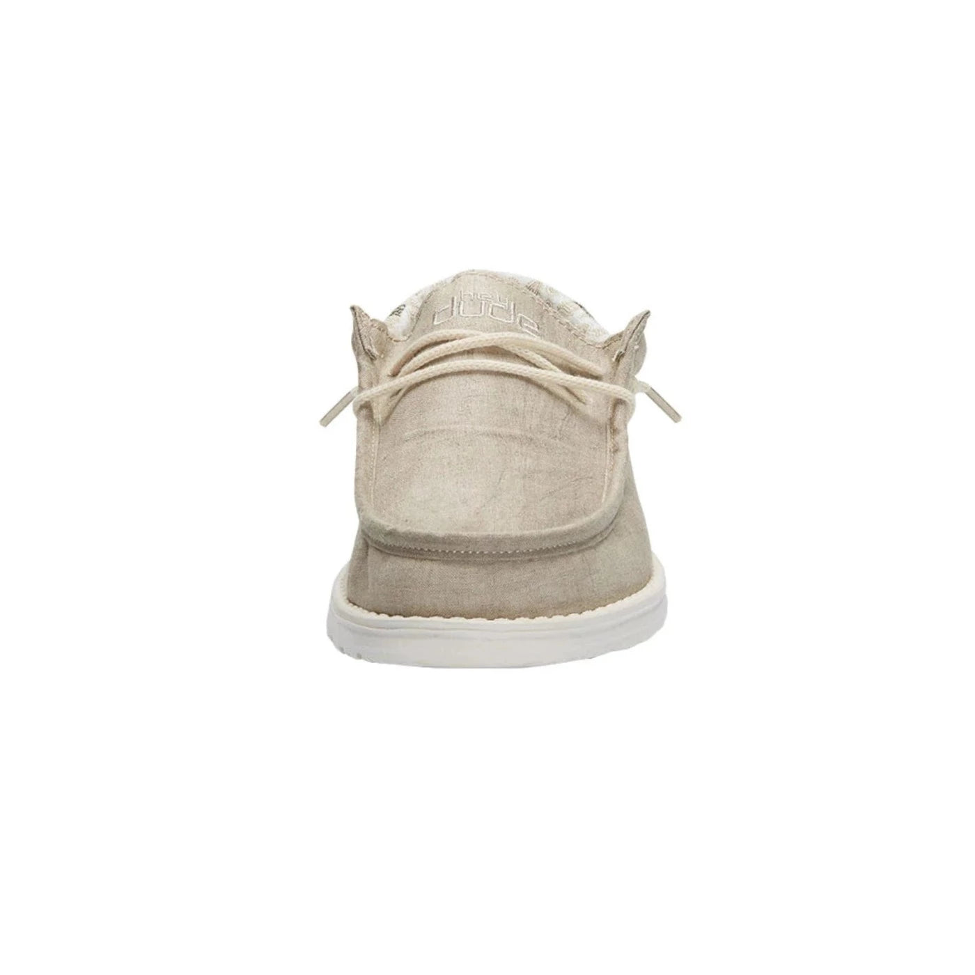 Mocassin Wally Linen Natural Kaki Hey Dude