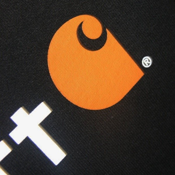 Sweatshirt c/capuz Signature Logo Carhartt Preta