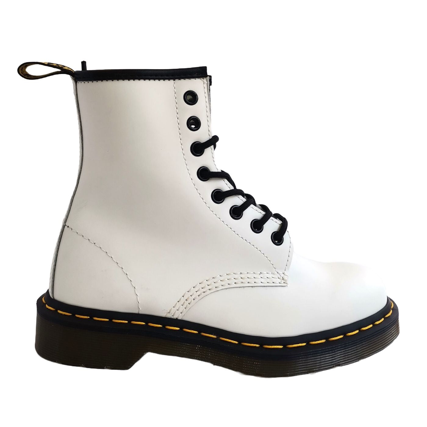 Bota de mulher Dr. Martens 1460 em Branco