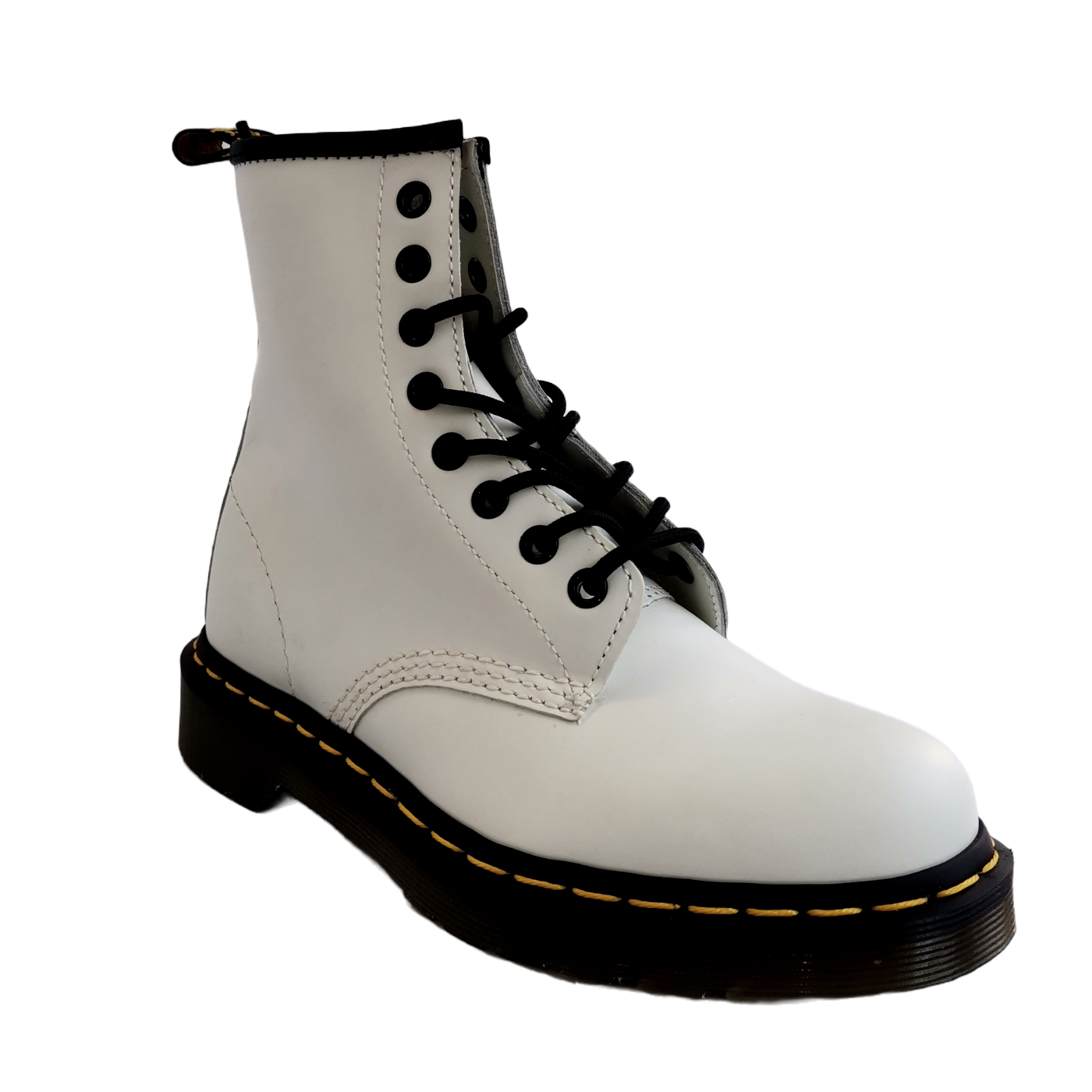Bota de mulher Dr. Martens 1460 em Branco