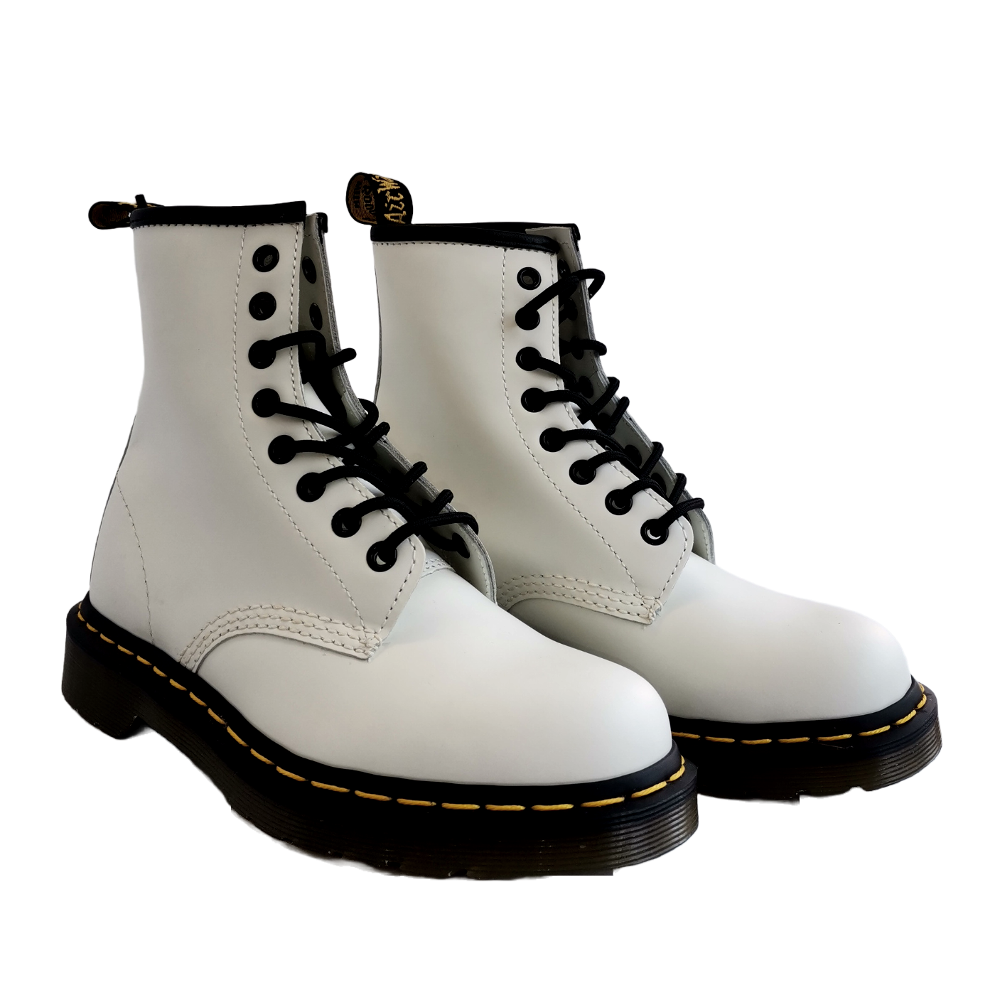 Bota de mulher Dr. Martens 1460 em Branco