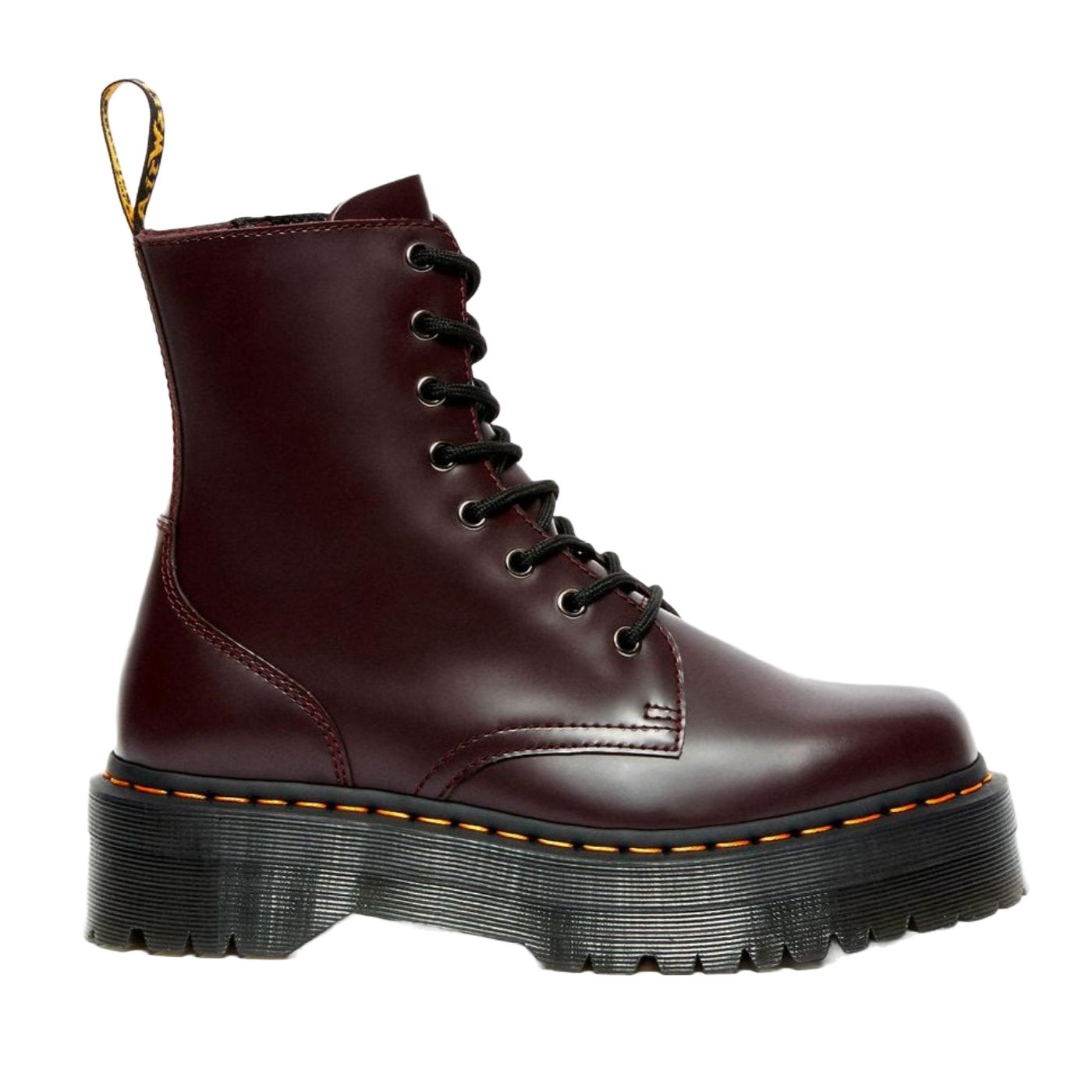 Bota de mulher Dr. Martens 1460 Jadon em Burgundy