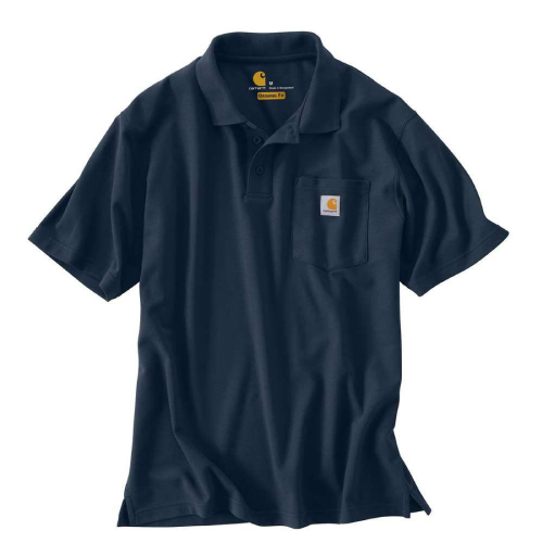 Polo Work c/bolso Carhartt Azul Marinho
