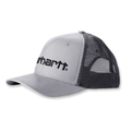 Gorra unisex Carhartt Canvas con logo estampado en la parte trasera, color gris