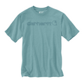 Camiseta de manga corta con logotipo Coro de Carhartt para hombre en turquesa