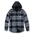 Carhartt Gray Flannel Hooded Shirt