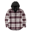 Camisa Carhartt de franela con capucha