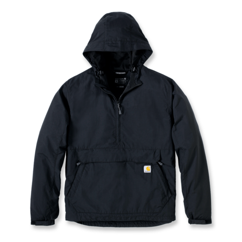 Blusão de homem Carhartt Anorak Rain Defender em Preto