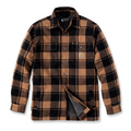 Carhartt Brown Flannel Sherpa Jacket