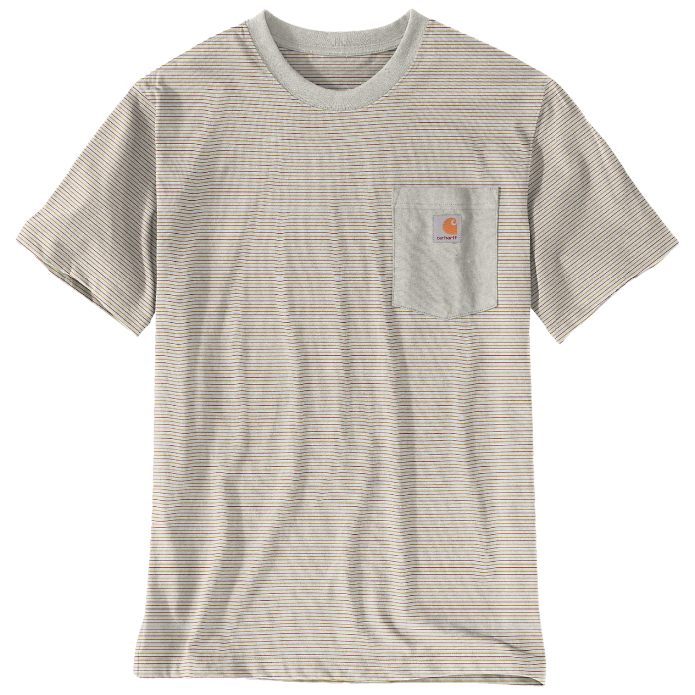 T-Shirt Pocket Stripe Carhartt Cinza