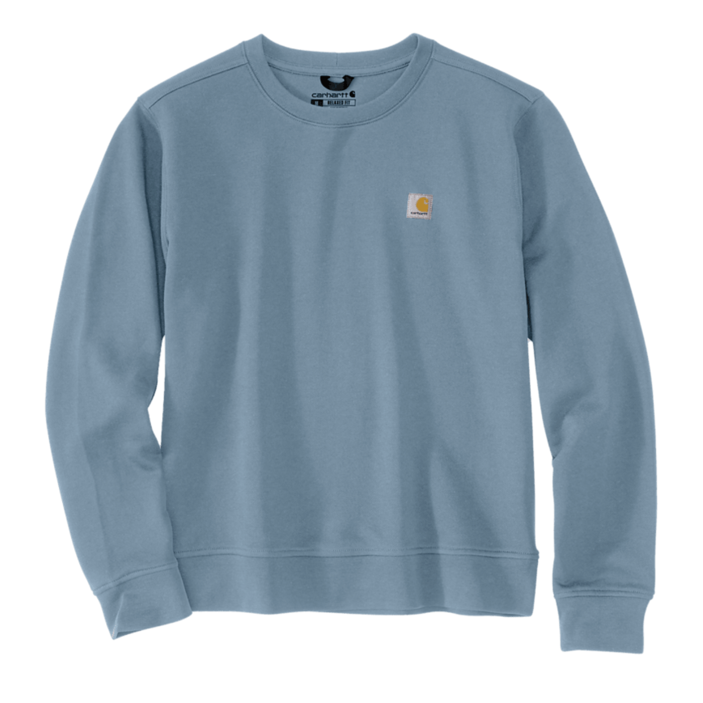 Sweatshirt de mulher Carhartt Relaxed Fit Midweight French Terry Crewneck em Azul Thundercloud