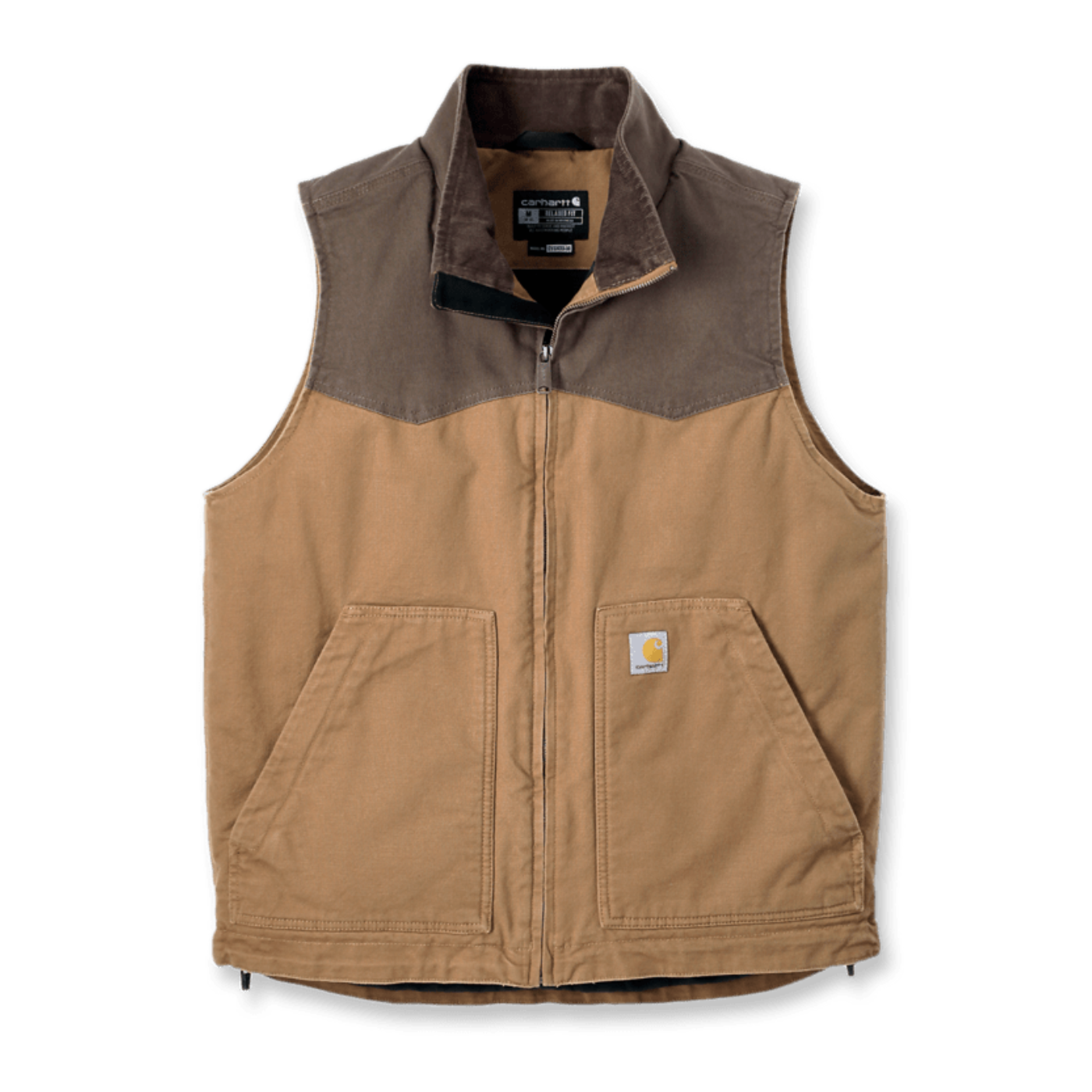 Colete de homem Carhartt Montana Rugged Flex Relaxed Fit em Castanho Duck