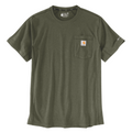 Camiseta de manga corta Carhartt Force Flex para hombre en verde