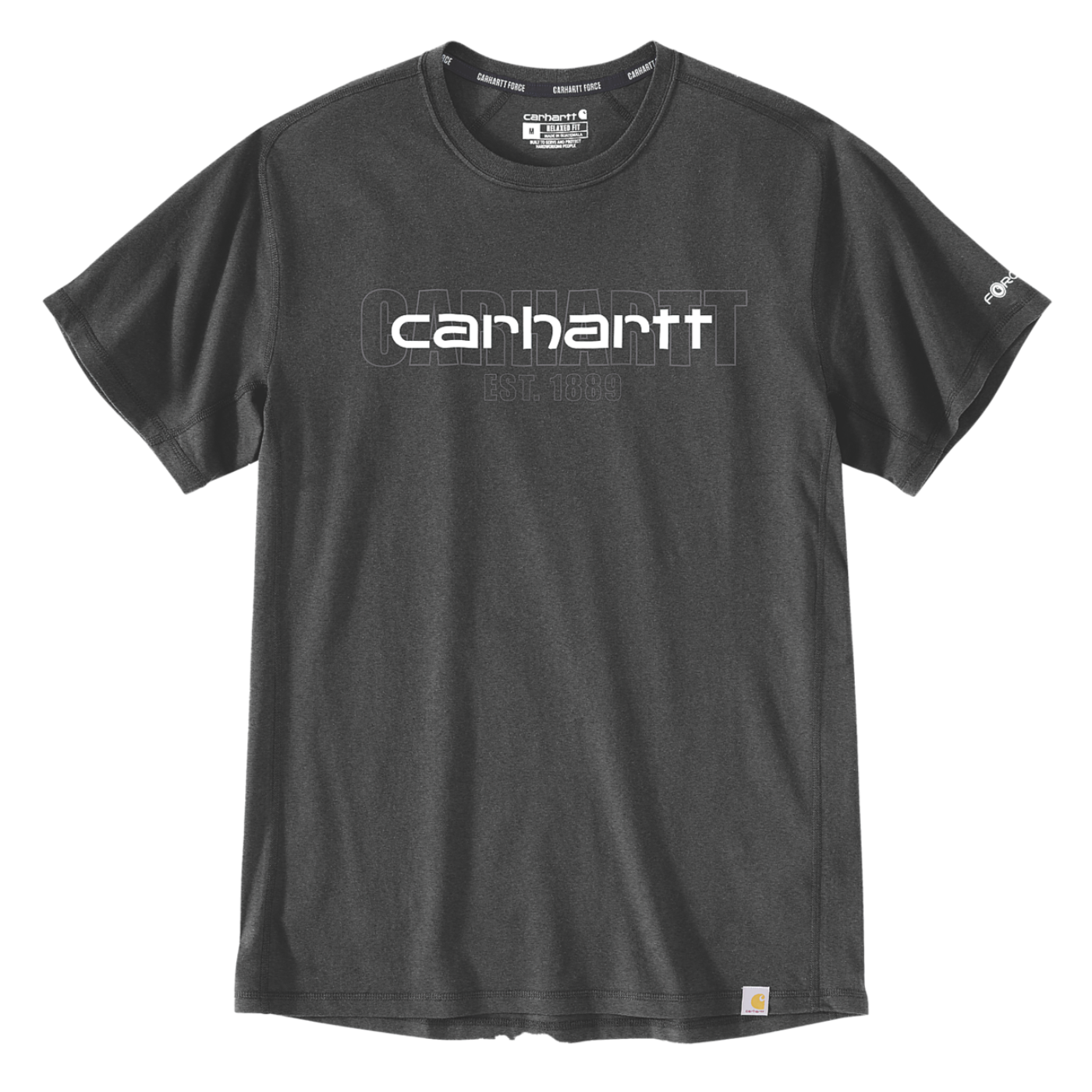 T-Shirt Force Relaxed Fit Carhartt Cinza