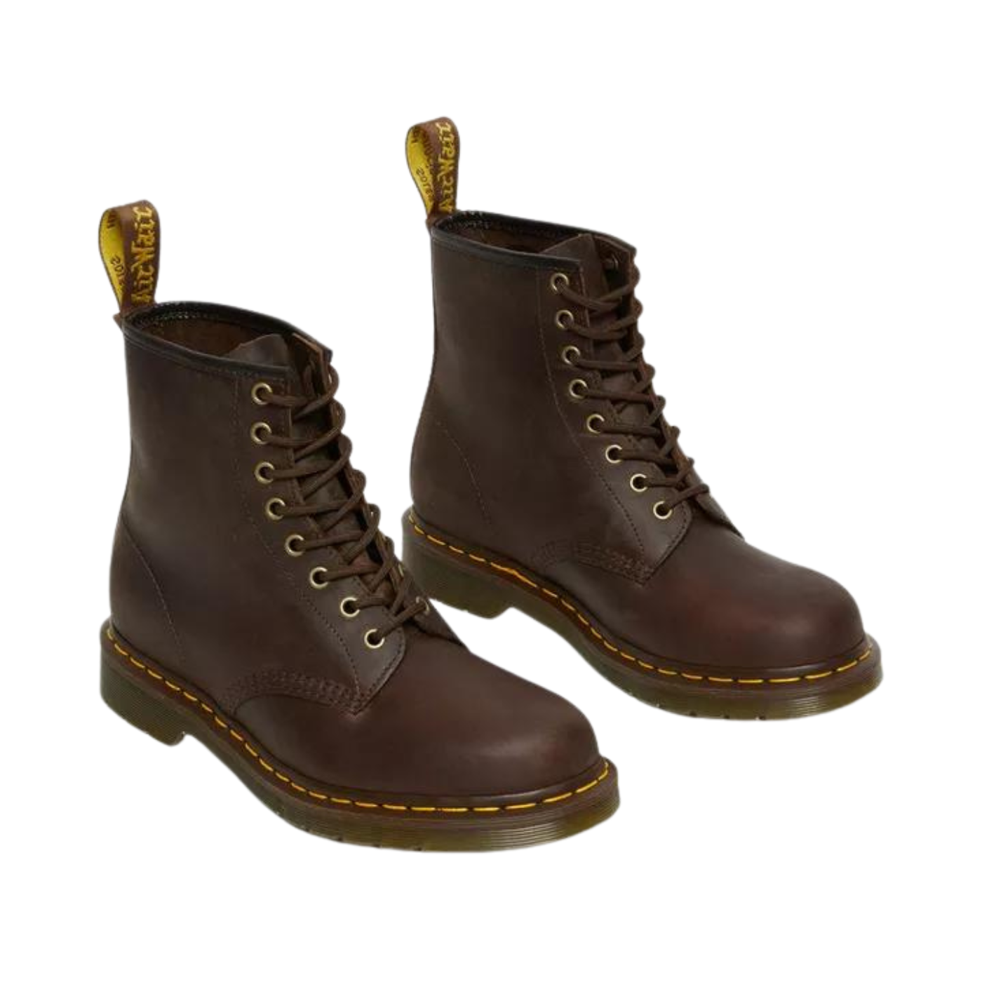 Bota de homem Dr. Martens 1460 Crazy Horse Castanho