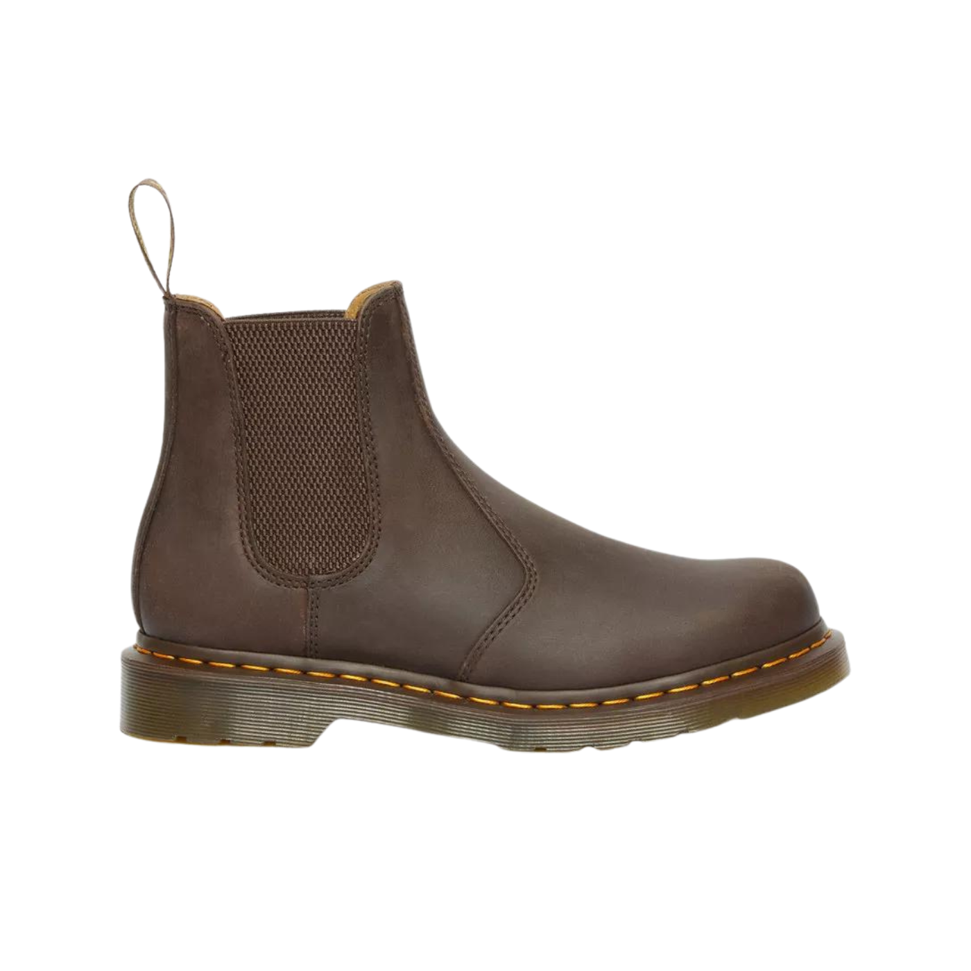 Bota de homem Dr. Martens 2976 Yellow Chelsea Castanha
