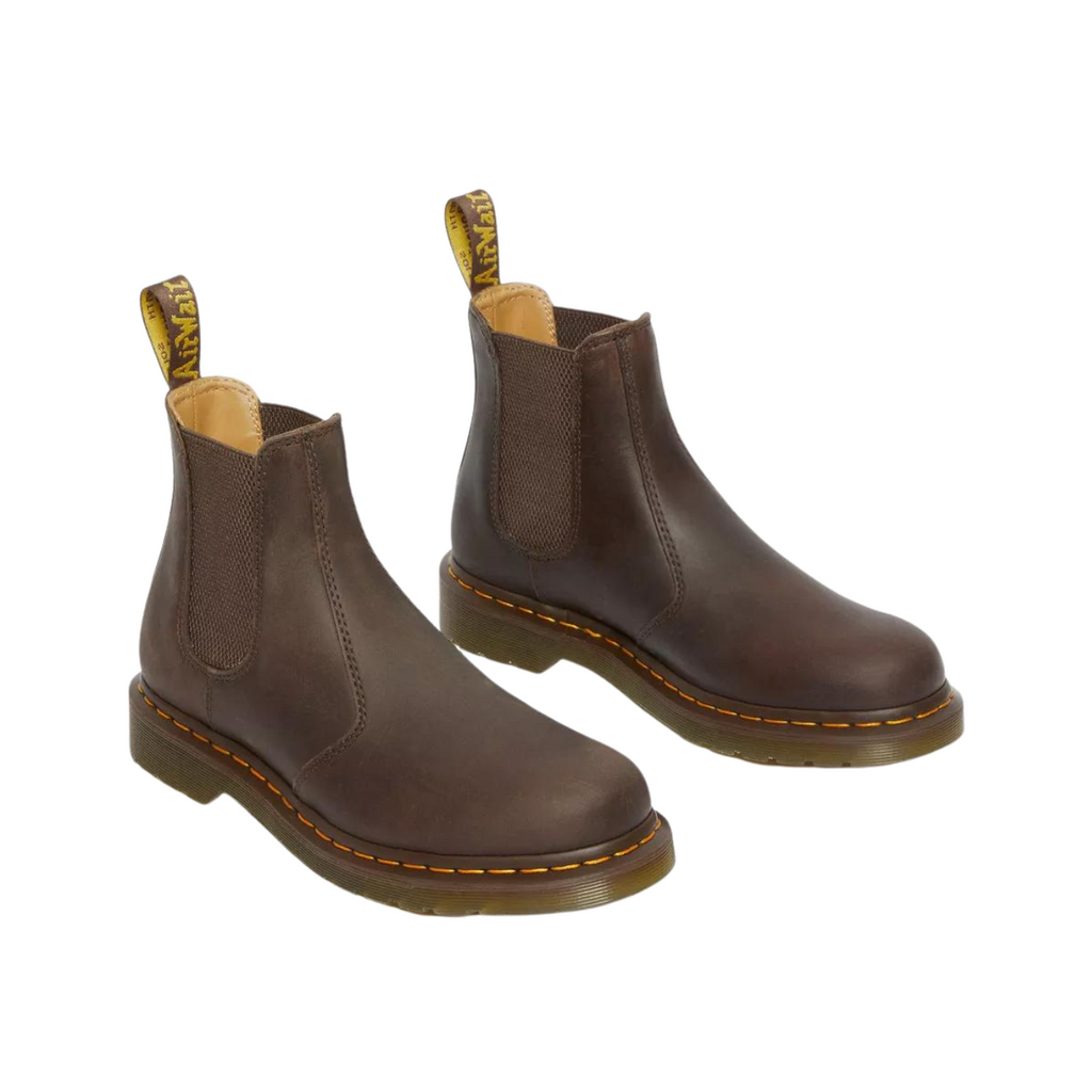 Bota de homem Dr. Martens 2976 Yellow Chelsea Castanha