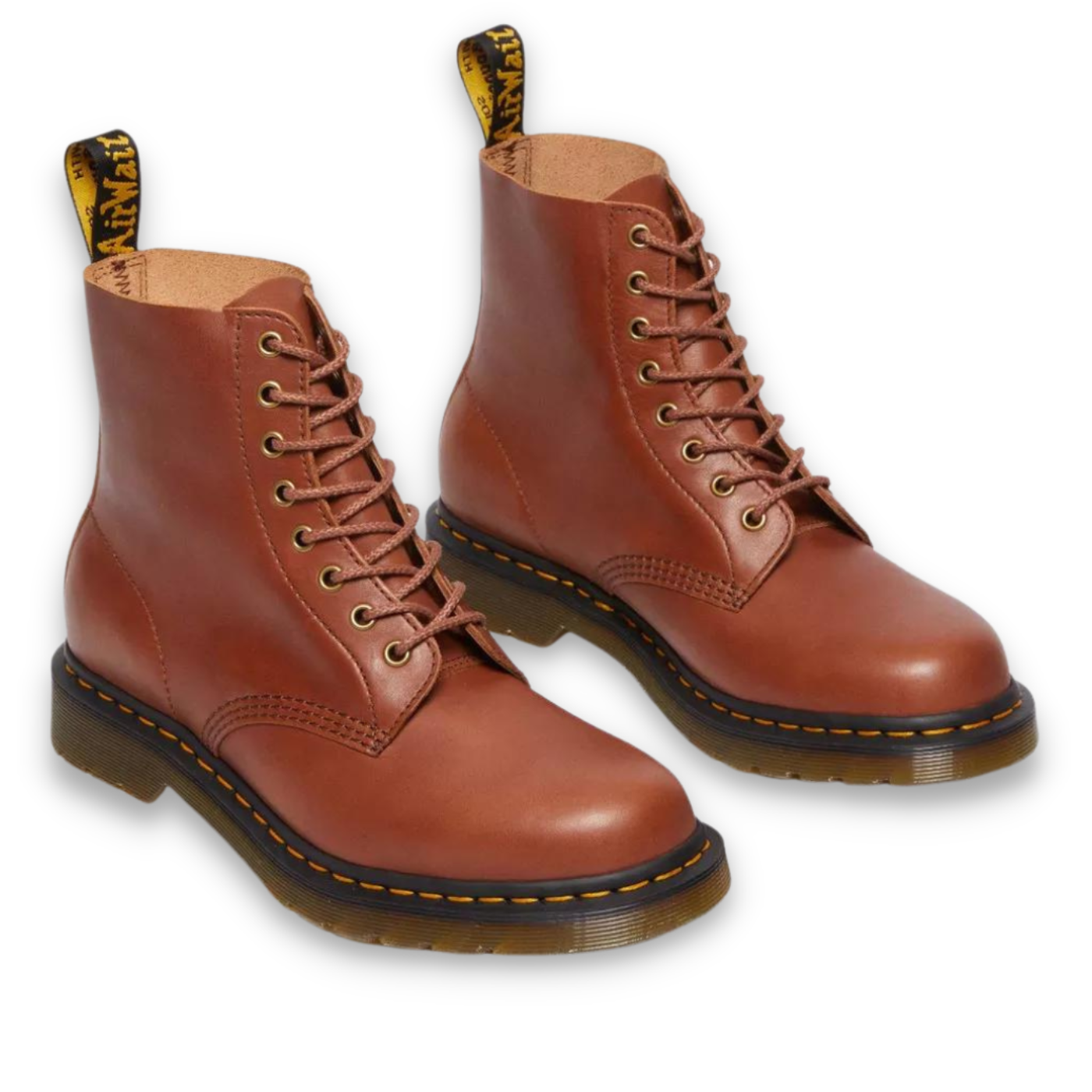 Bota Dr. Martens 1460 Pascal Saddle Castanha