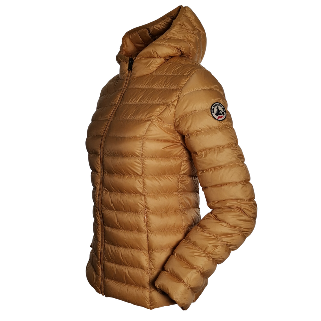 Abrigo dorado de Cloe Jott 