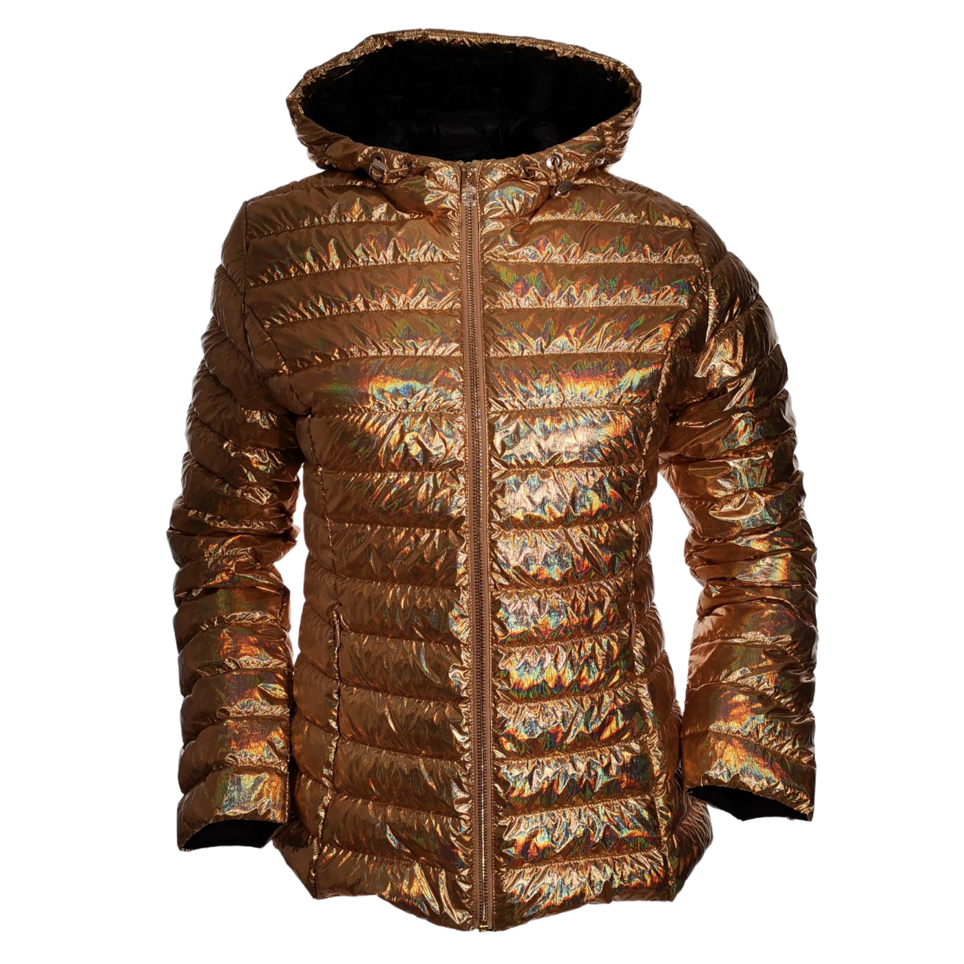 Casaco de mulher JOTT Clo Holográfico Amarelo