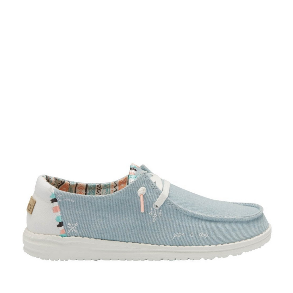 Moccasin Wendy Boho Denim Hey Dude
