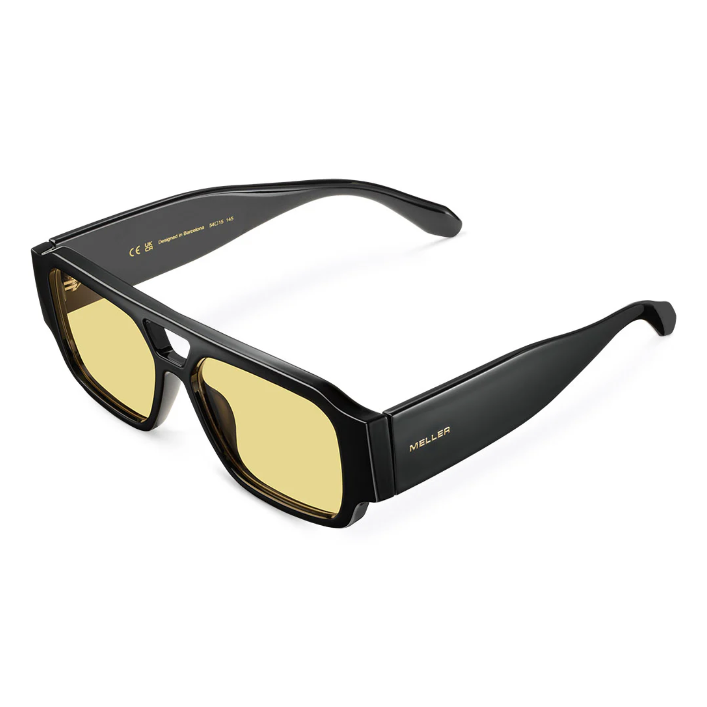 Gafas de sol Meller Jah negras y amarillas