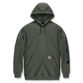 Carhartt Sleeve Logo Hooded Sweatshirt Dark Green