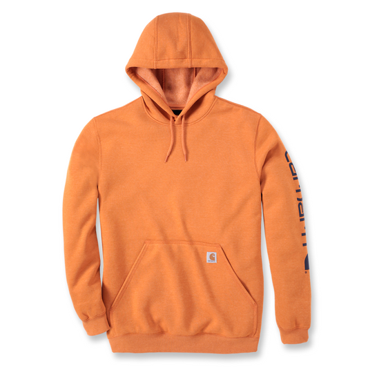 Sweatshirt c/ capuz Sleeve Logo Carhartt Laranja