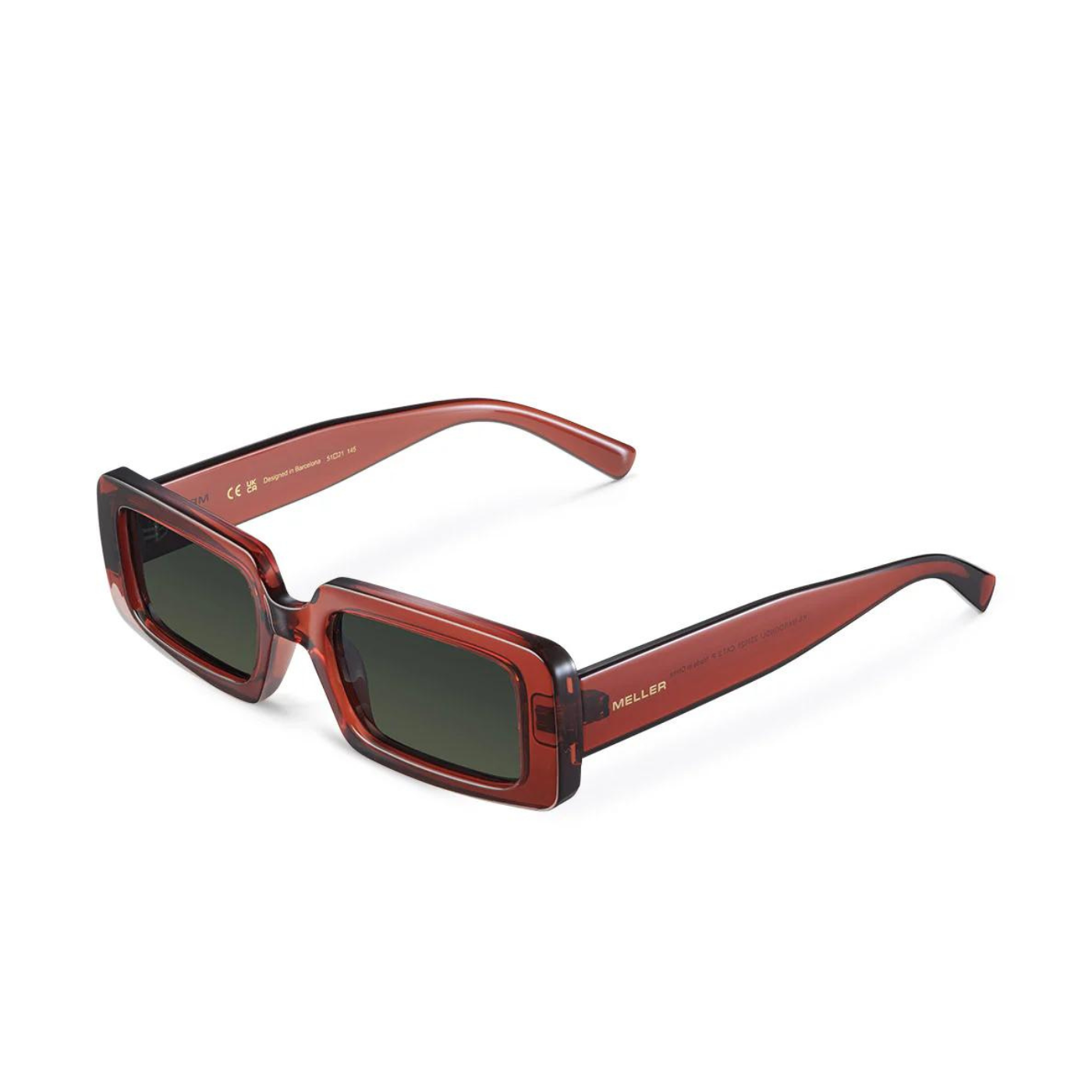 Óculos de sol Kisai Maroon Olive Meller