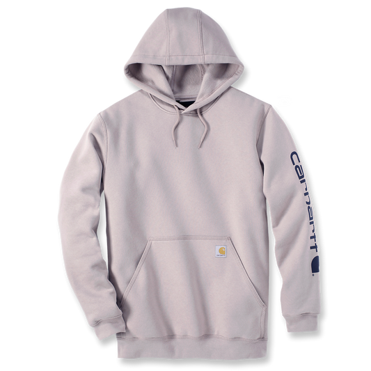 Sweatshirt c/ capuz Sleeve Logo Carhartt Cor de Rosa