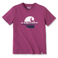 Camiseta estampada rosa de Carhartt para mujer