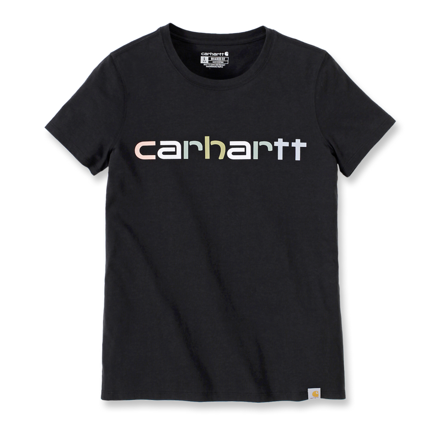 T-shirt de mulher Carhartt com logo estampado Preta