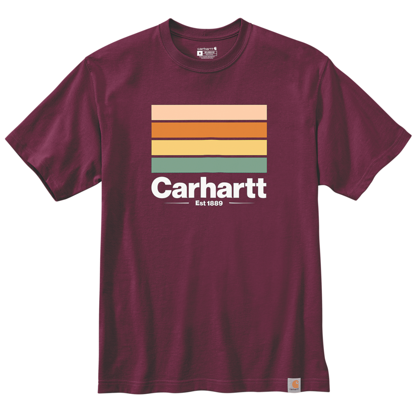 Camiseta Carhartt con gráfico de líneas