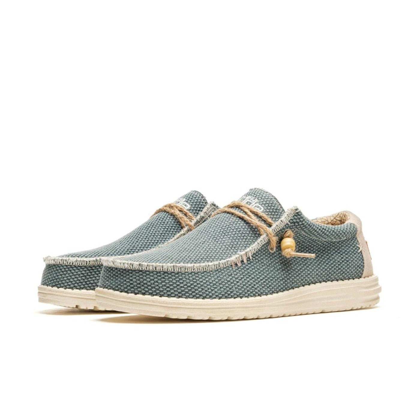 Mocasines Wally Braided Jasper Turquesa Hey Dude