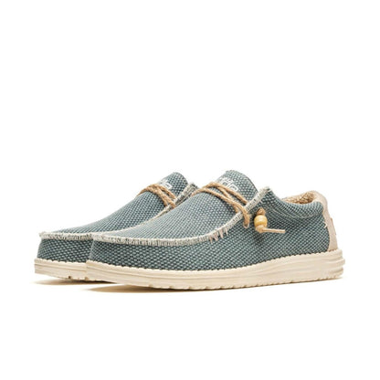 Mocassin Wally Braided Jasper Turquesa Hey Dude