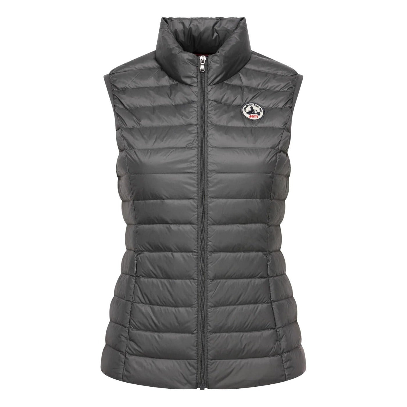 Chaleco de seda gris JOTT