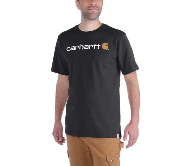 T-Shirt Coro Logo Carhartt Preta