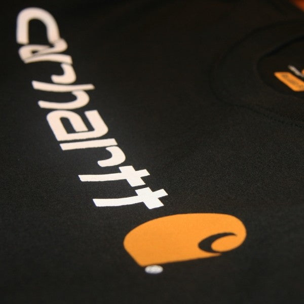 T-Shirt Coro Logo Carhartt Preta