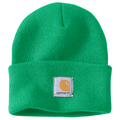 Gorro verde Carhartt con reloj acrílico