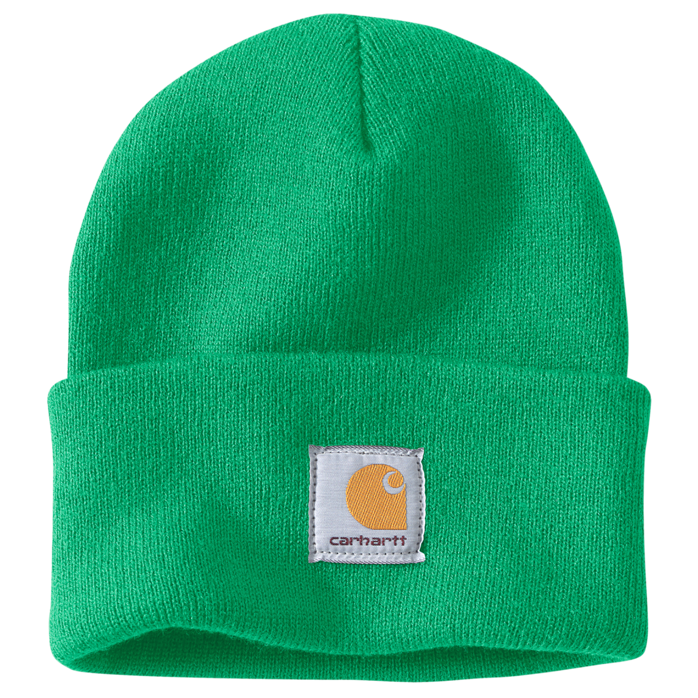 Gorro verde Carhartt con reloj acrílico