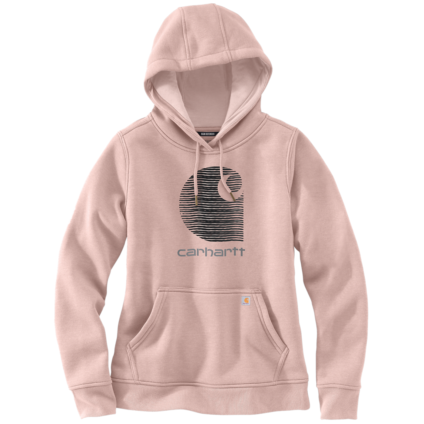 Sudadera con capucha Carhartt Rain Defender rosa