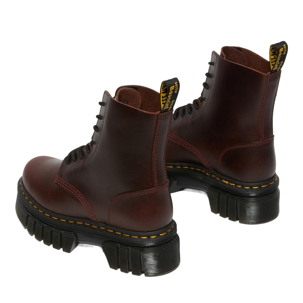 Dr. Martens Audrick Charro Brando Women's Platform Boots in Red