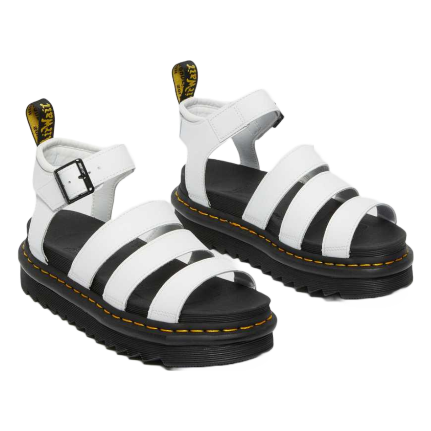 Sandália de mulher Dr. Martens Hydro em branco